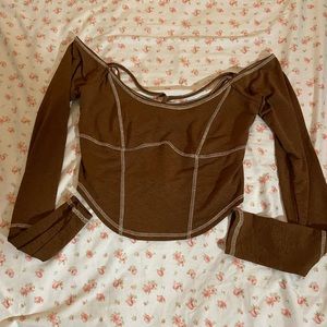 urban outfitters strappy long sleeve